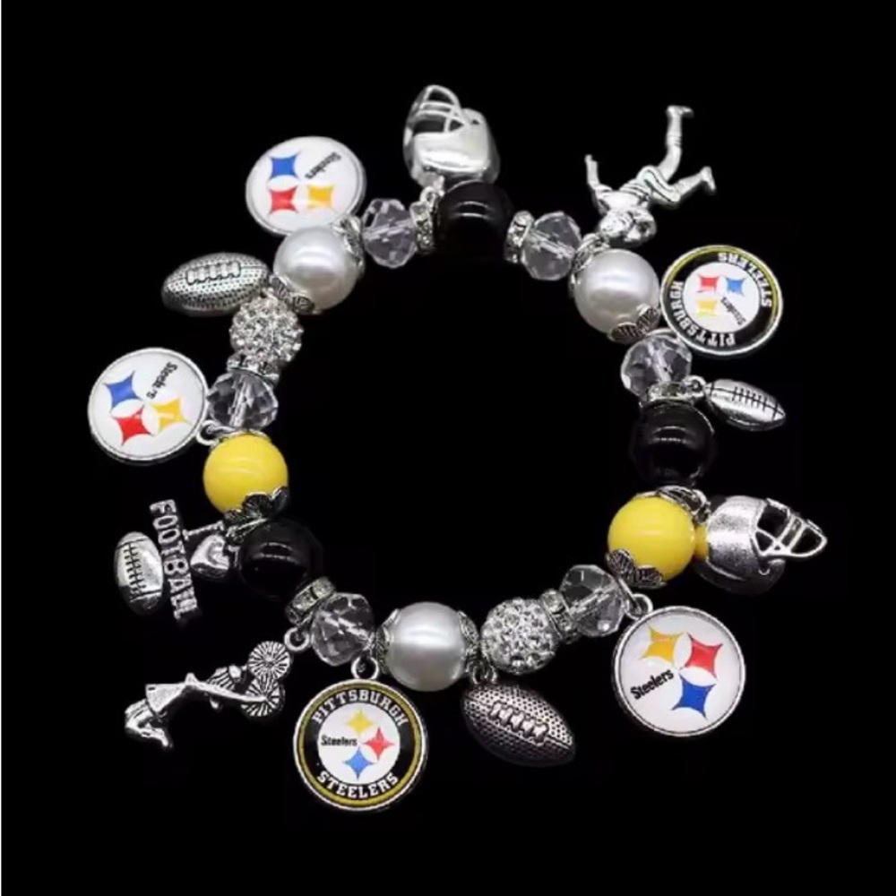 NFL Pittsburgh Steelers Charm Bracelet
